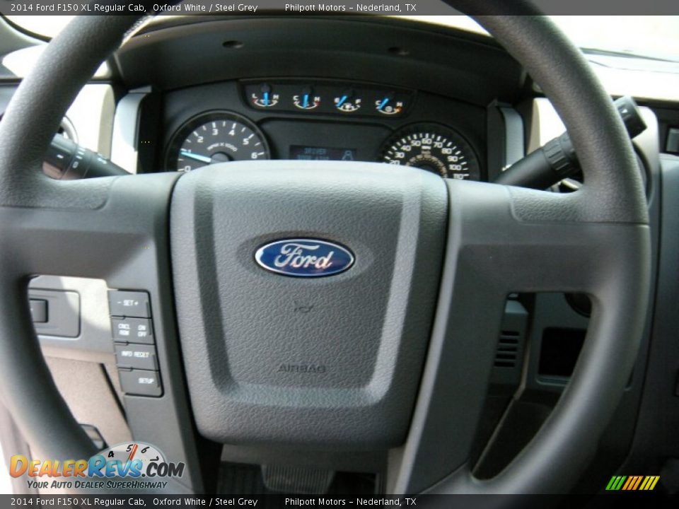 2014 Ford F150 XL Regular Cab Oxford White / Steel Grey Photo #26