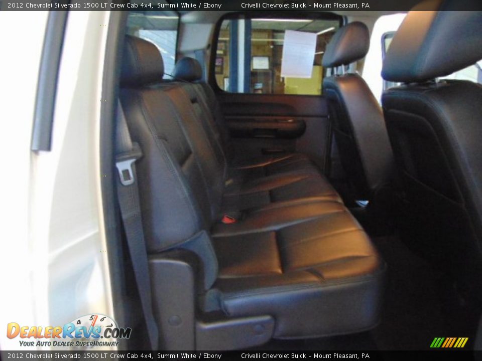 2012 Chevrolet Silverado 1500 LT Crew Cab 4x4 Summit White / Ebony Photo #20