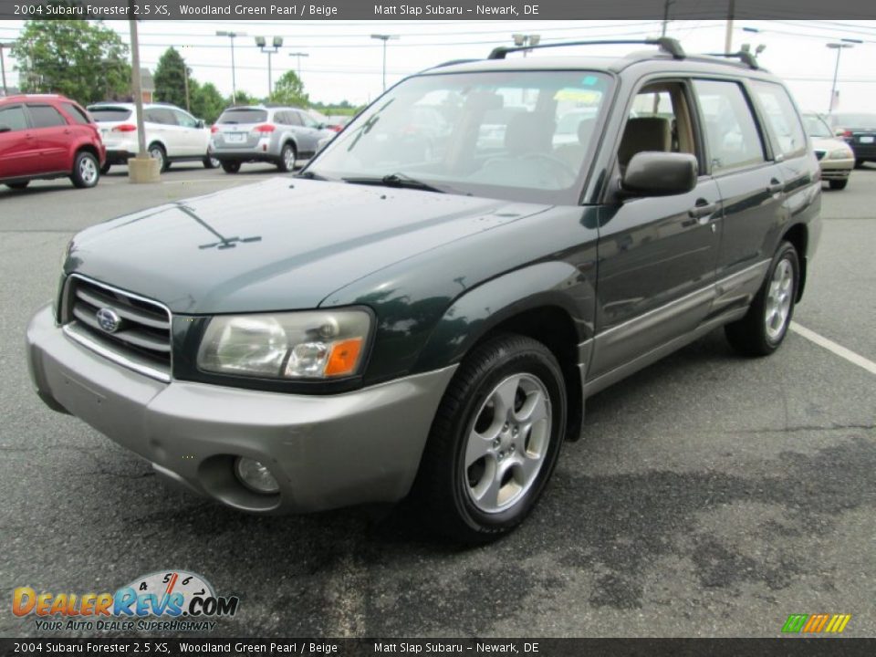 2004 Subaru Forester 2.5 XS Woodland Green Pearl / Beige Photo #2