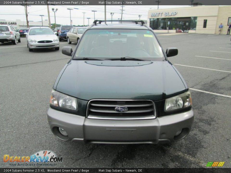 2004 Subaru Forester 2.5 XS Woodland Green Pearl / Beige Photo #3