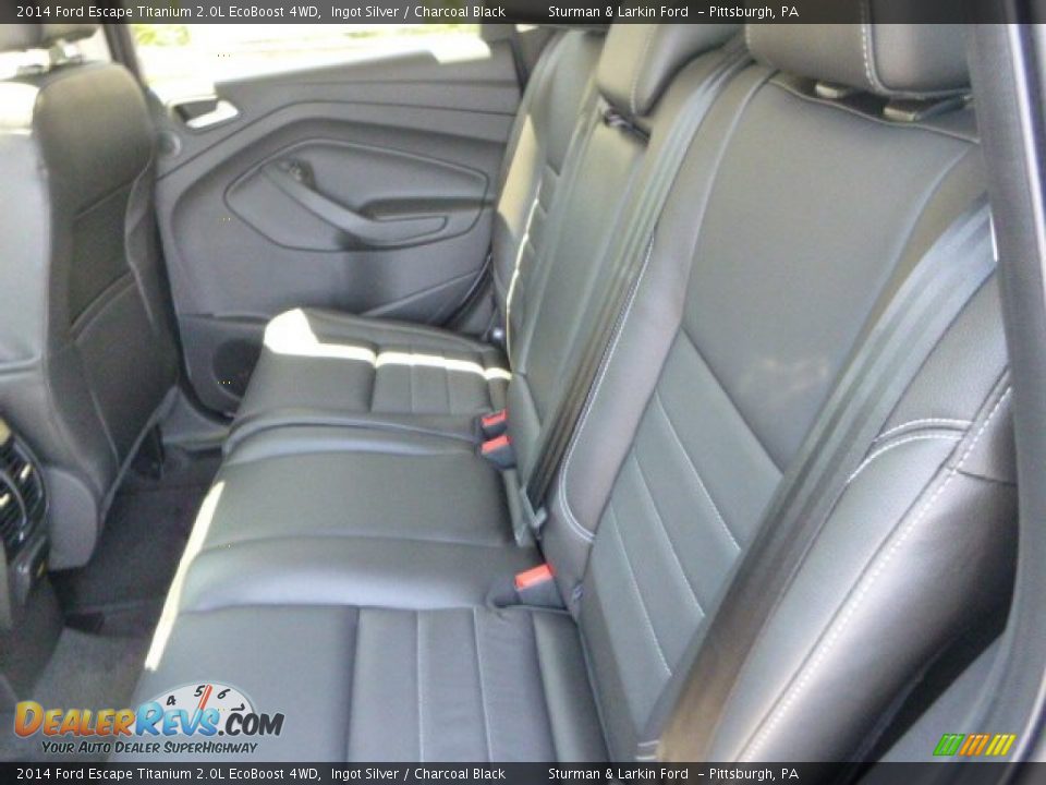 2014 Ford Escape Titanium 2.0L EcoBoost 4WD Ingot Silver / Charcoal Black Photo #9