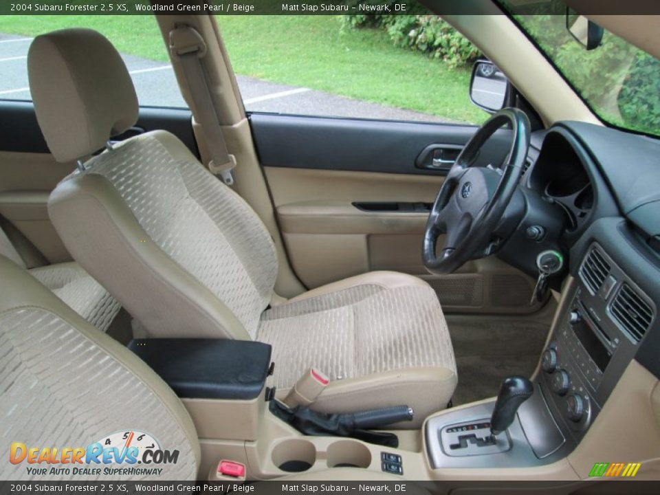 2004 Subaru Forester 2.5 XS Woodland Green Pearl / Beige Photo #15