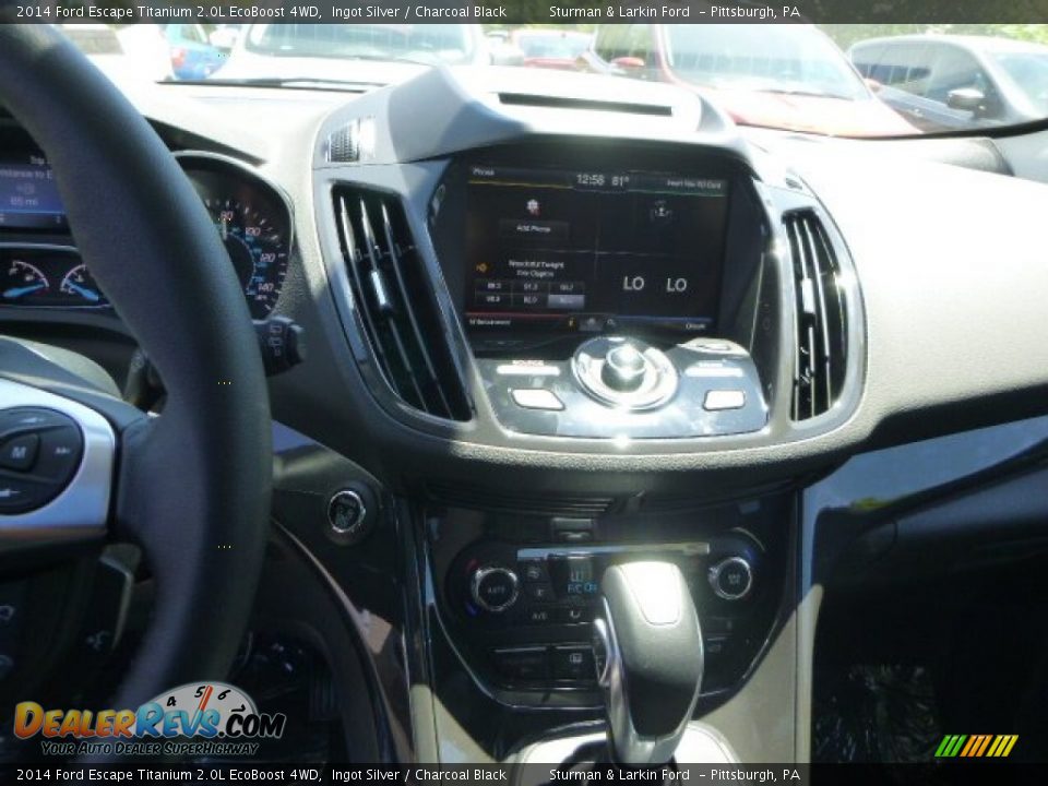 2014 Ford Escape Titanium 2.0L EcoBoost 4WD Ingot Silver / Charcoal Black Photo #13