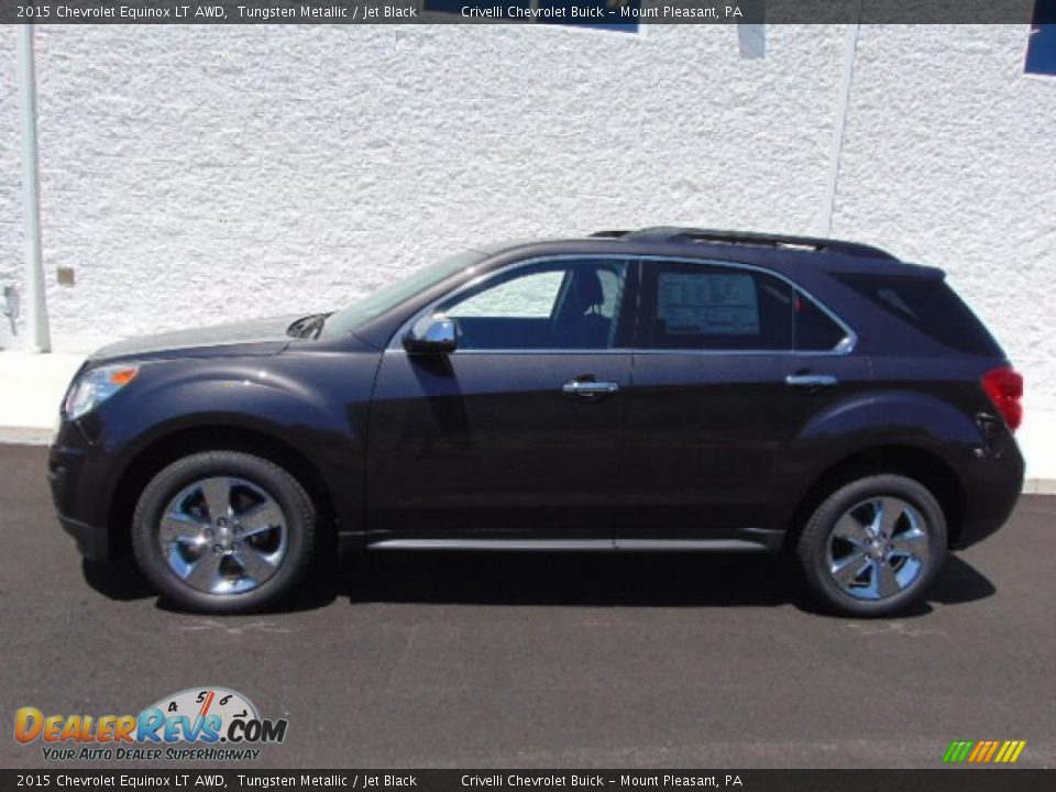 2015 Chevrolet Equinox LT AWD Tungsten Metallic / Jet Black Photo #2