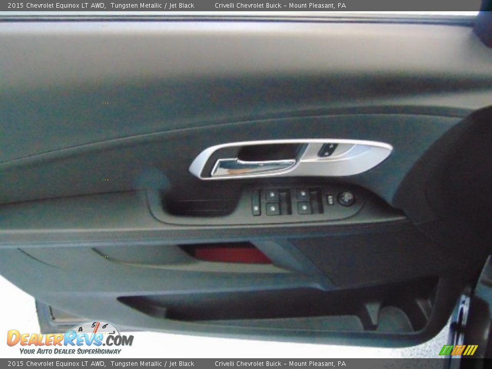 2015 Chevrolet Equinox LT AWD Tungsten Metallic / Jet Black Photo #10