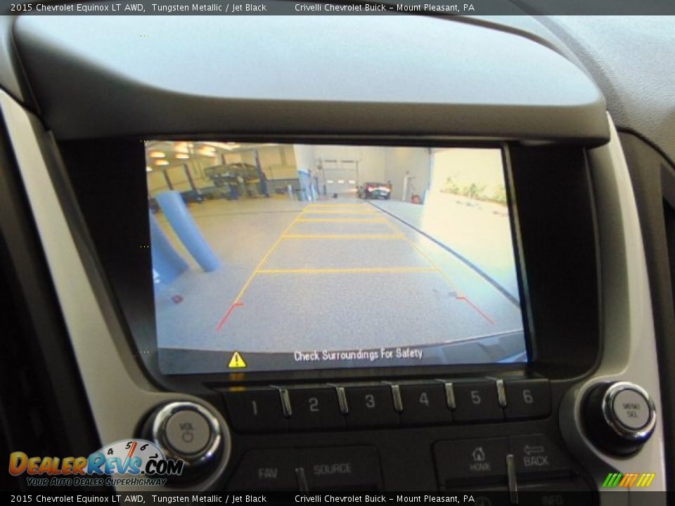 2015 Chevrolet Equinox LT AWD Tungsten Metallic / Jet Black Photo #15