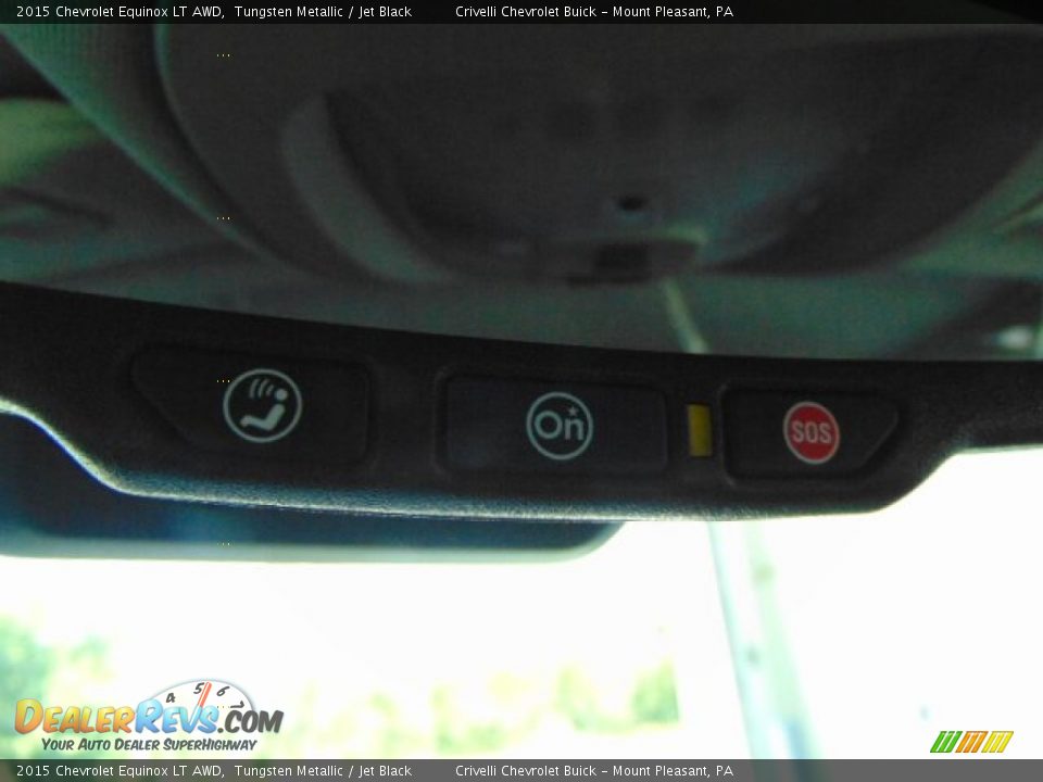 2015 Chevrolet Equinox LT AWD Tungsten Metallic / Jet Black Photo #16