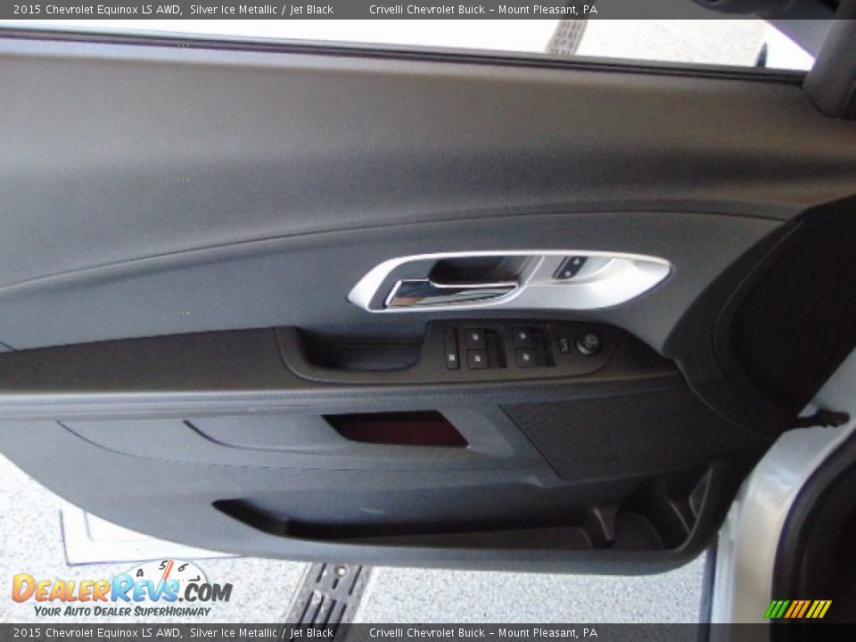 2015 Chevrolet Equinox LS AWD Silver Ice Metallic / Jet Black Photo #9