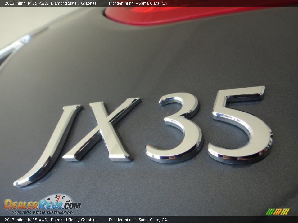 2013 Infiniti JX 35 AWD Diamond Slate / Graphite Photo #24