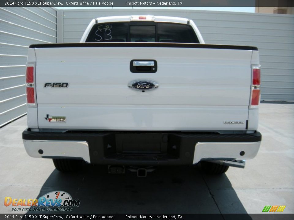 2014 Ford F150 XLT SuperCrew Oxford White / Pale Adobe Photo #5