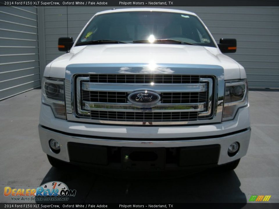2014 Ford F150 XLT SuperCrew Oxford White / Pale Adobe Photo #8
