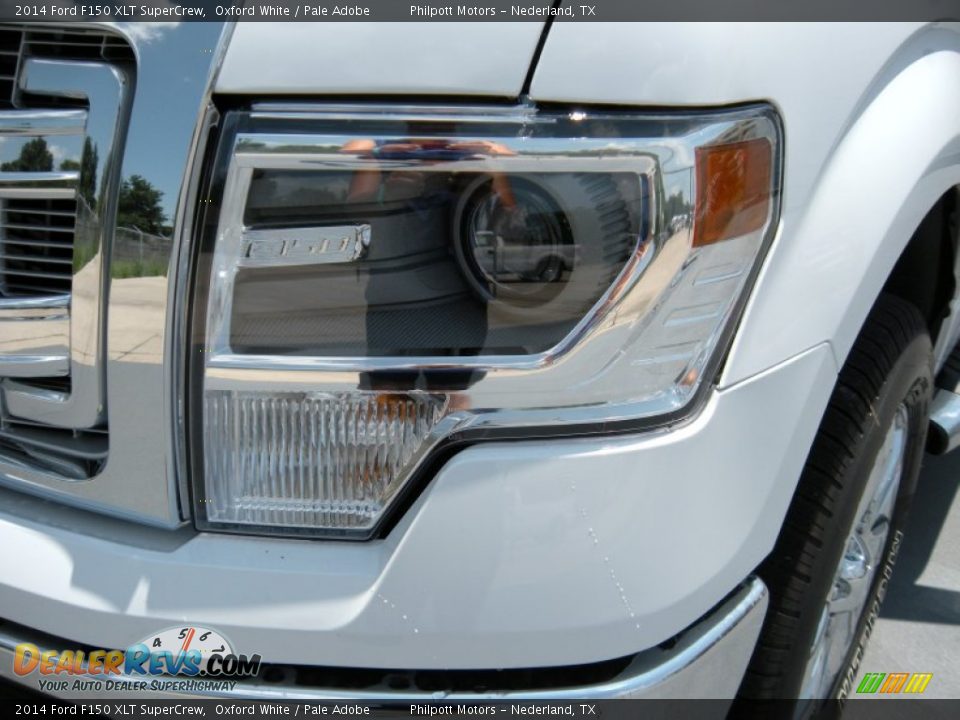 2014 Ford F150 XLT SuperCrew Oxford White / Pale Adobe Photo #9