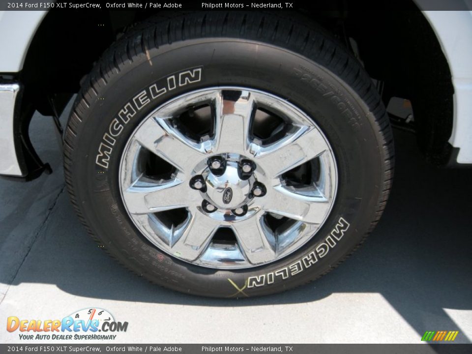 2014 Ford F150 XLT SuperCrew Oxford White / Pale Adobe Photo #11