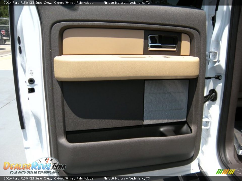 2014 Ford F150 XLT SuperCrew Oxford White / Pale Adobe Photo #22
