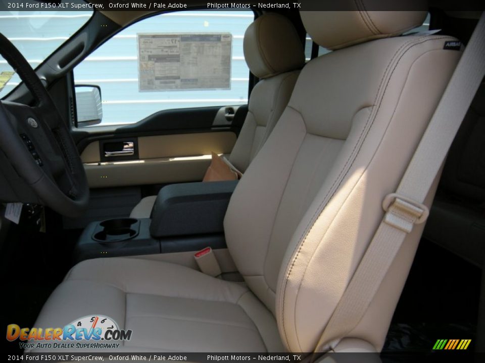 2014 Ford F150 XLT SuperCrew Oxford White / Pale Adobe Photo #26