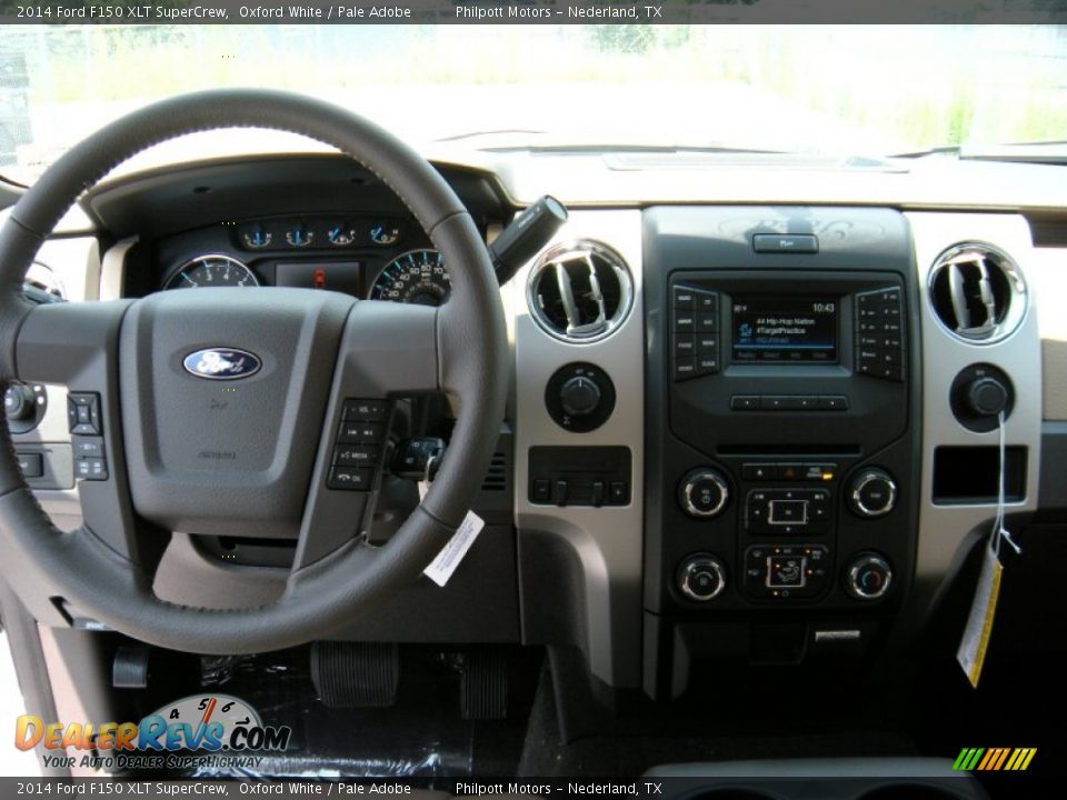 2014 Ford F150 XLT SuperCrew Oxford White / Pale Adobe Photo #28