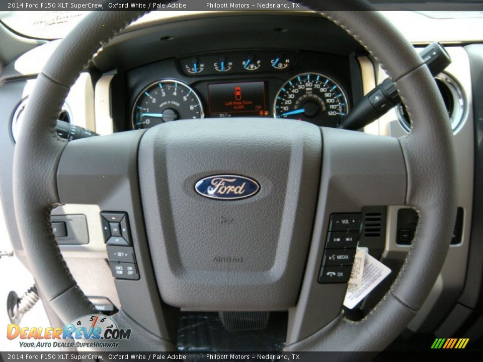 2014 Ford F150 XLT SuperCrew Oxford White / Pale Adobe Photo #34