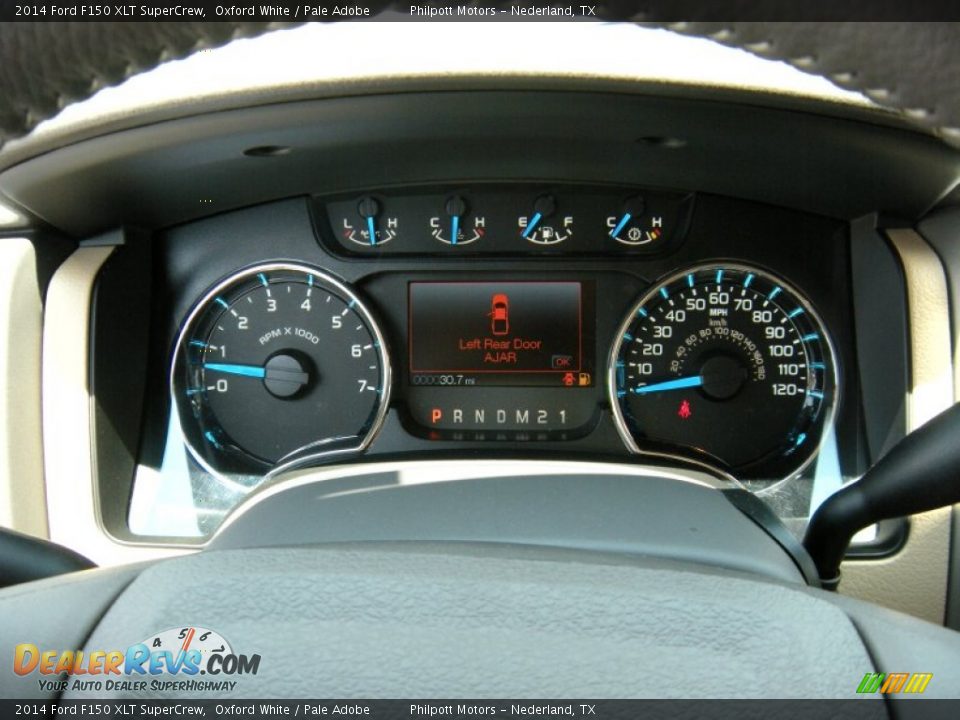 2014 Ford F150 XLT SuperCrew Oxford White / Pale Adobe Photo #35