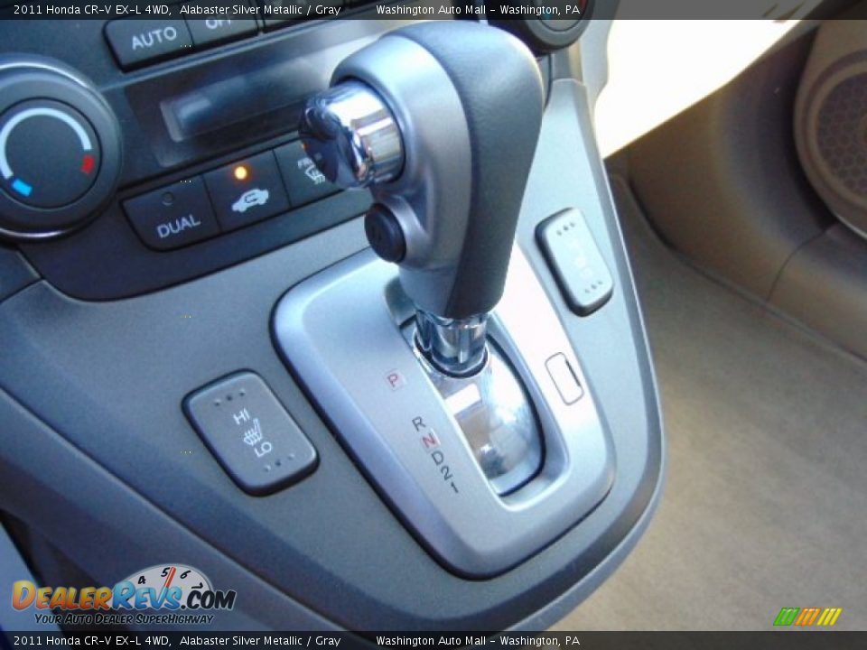2011 Honda CR-V EX-L 4WD Alabaster Silver Metallic / Gray Photo #14
