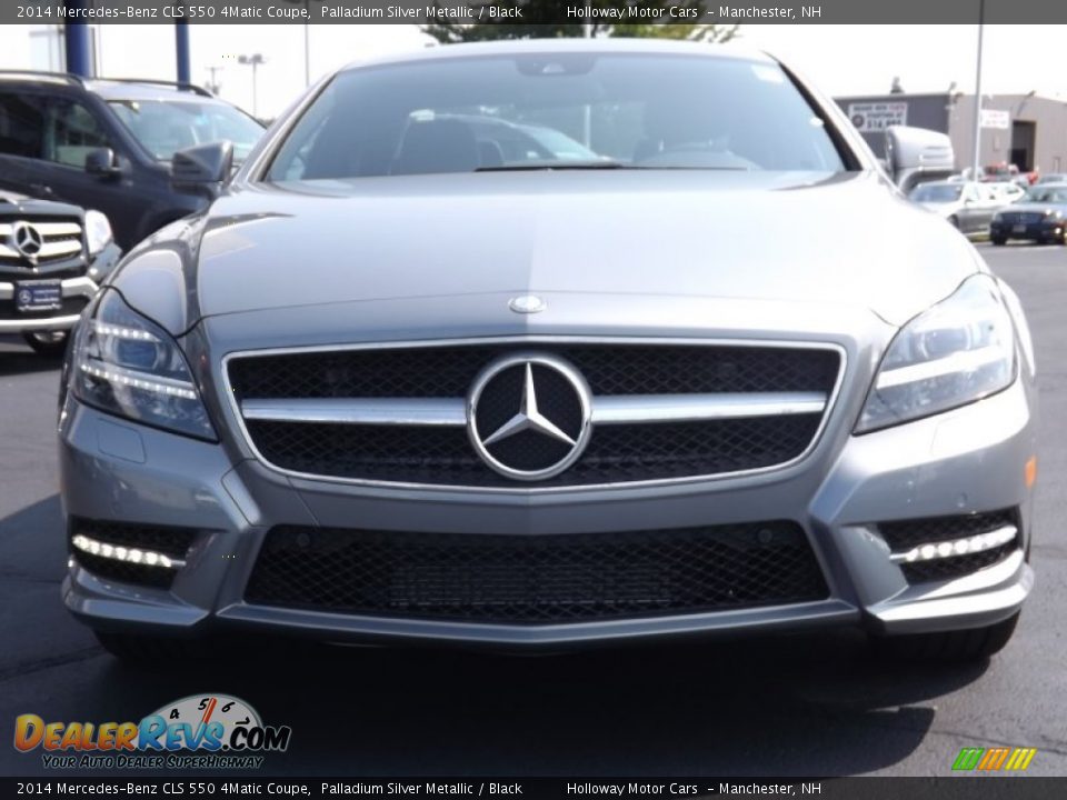 2014 Mercedes-Benz CLS 550 4Matic Coupe Palladium Silver Metallic / Black Photo #2