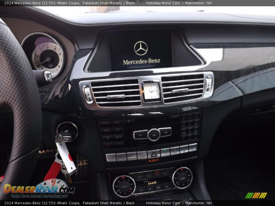 2014 Mercedes-Benz CLS 550 4Matic Coupe Palladium Silver Metallic / Black Photo #11
