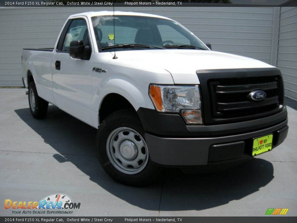 2014 Ford F150 XL Regular Cab Oxford White / Steel Grey Photo #2