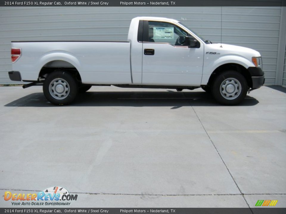 2014 Ford F150 XL Regular Cab Oxford White / Steel Grey Photo #3