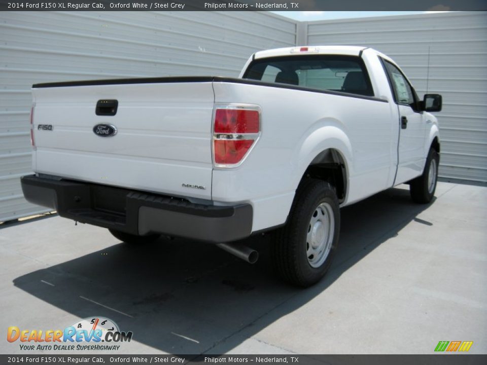 2014 Ford F150 XL Regular Cab Oxford White / Steel Grey Photo #4