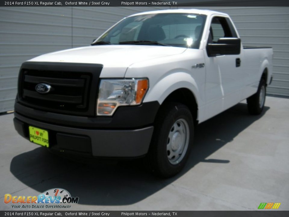 2014 Ford F150 XL Regular Cab Oxford White / Steel Grey Photo #7