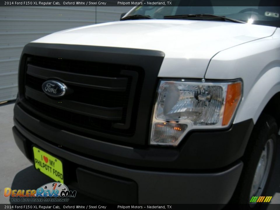 2014 Ford F150 XL Regular Cab Oxford White / Steel Grey Photo #10