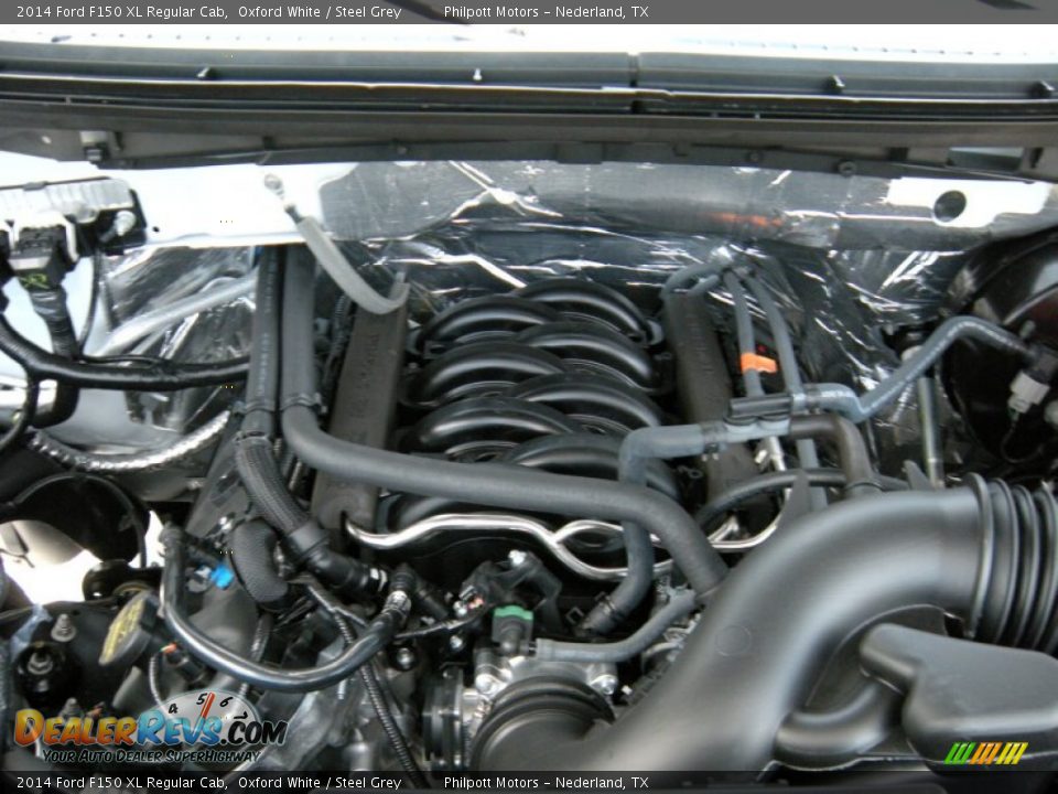 2014 Ford F150 XL Regular Cab Oxford White / Steel Grey Photo #16
