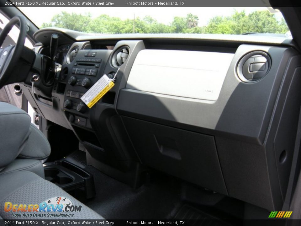 2014 Ford F150 XL Regular Cab Oxford White / Steel Grey Photo #17