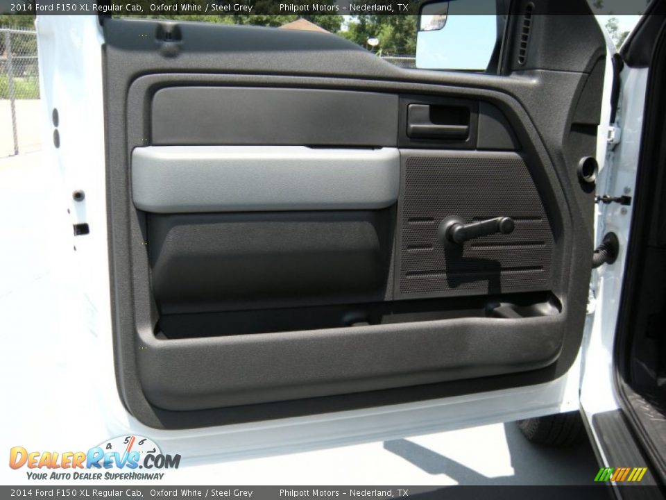 2014 Ford F150 XL Regular Cab Oxford White / Steel Grey Photo #19