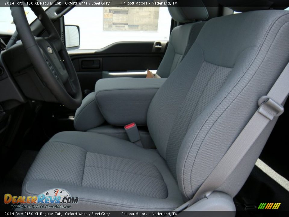 2014 Ford F150 XL Regular Cab Oxford White / Steel Grey Photo #21