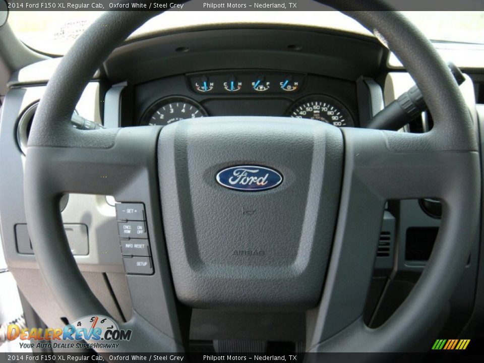 2014 Ford F150 XL Regular Cab Oxford White / Steel Grey Photo #26