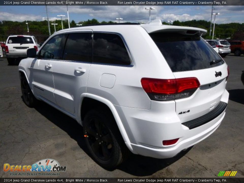 2014 Jeep Grand Cherokee Laredo 4x4 Bright White / Morocco Black Photo #8