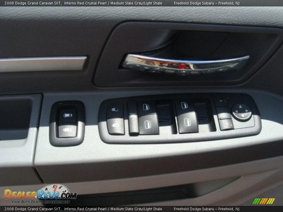 2008 Dodge Grand Caravan SXT Inferno Red Crystal Pearl / Medium Slate Gray/Light Shale Photo #14