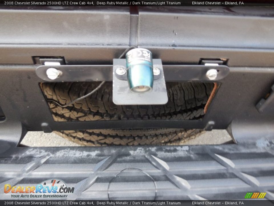 2008 Chevrolet Silverado 2500HD LTZ Crew Cab 4x4 Deep Ruby Metallic / Dark Titanium/Light Titanium Photo #11
