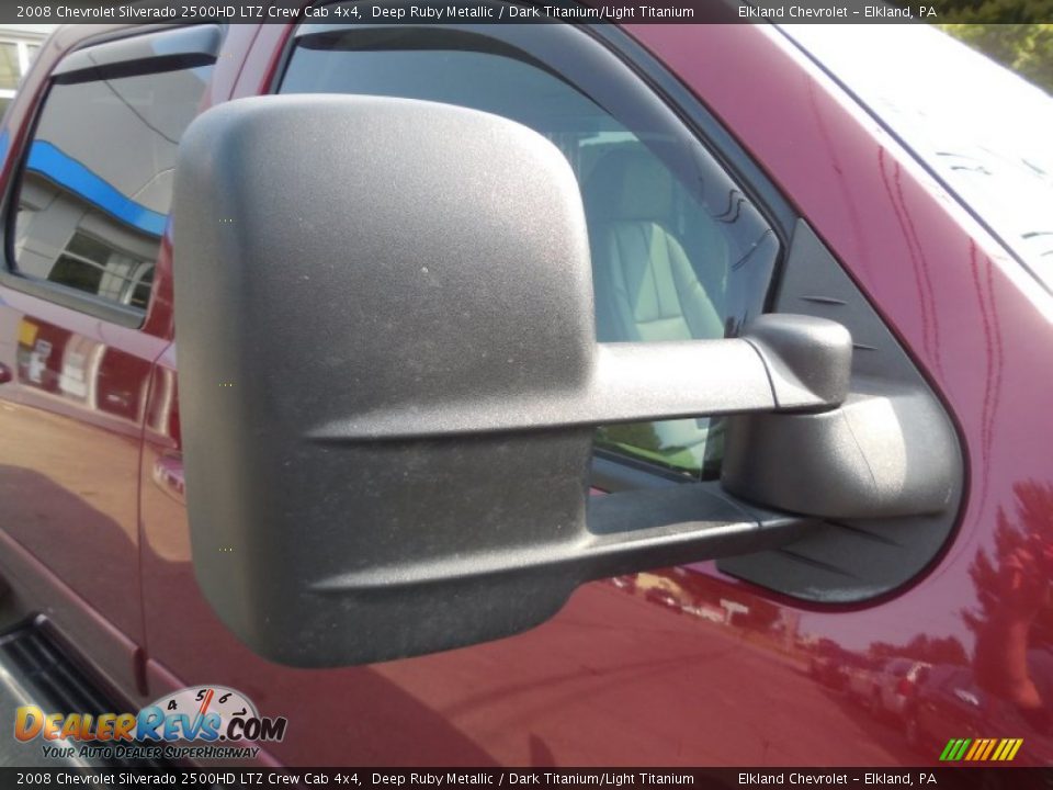 2008 Chevrolet Silverado 2500HD LTZ Crew Cab 4x4 Deep Ruby Metallic / Dark Titanium/Light Titanium Photo #19