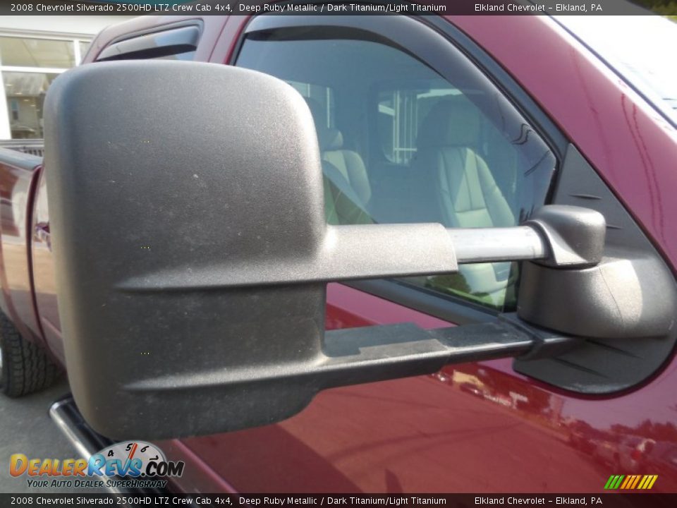 2008 Chevrolet Silverado 2500HD LTZ Crew Cab 4x4 Deep Ruby Metallic / Dark Titanium/Light Titanium Photo #20