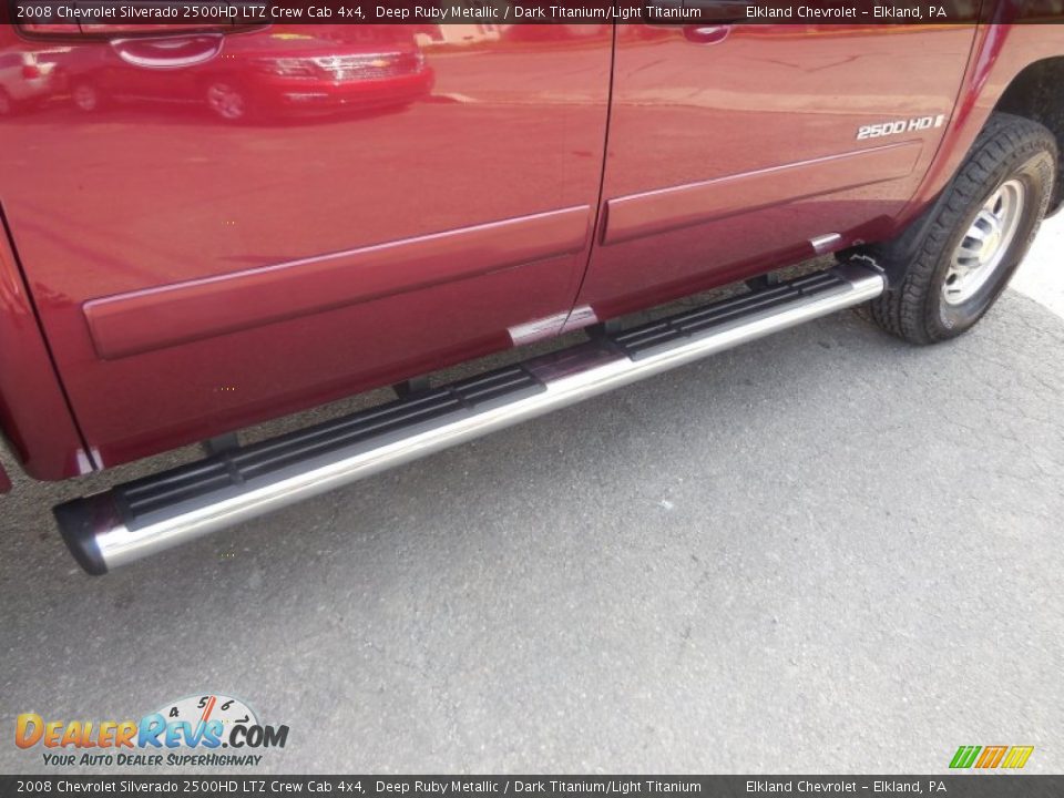 2008 Chevrolet Silverado 2500HD LTZ Crew Cab 4x4 Deep Ruby Metallic / Dark Titanium/Light Titanium Photo #21