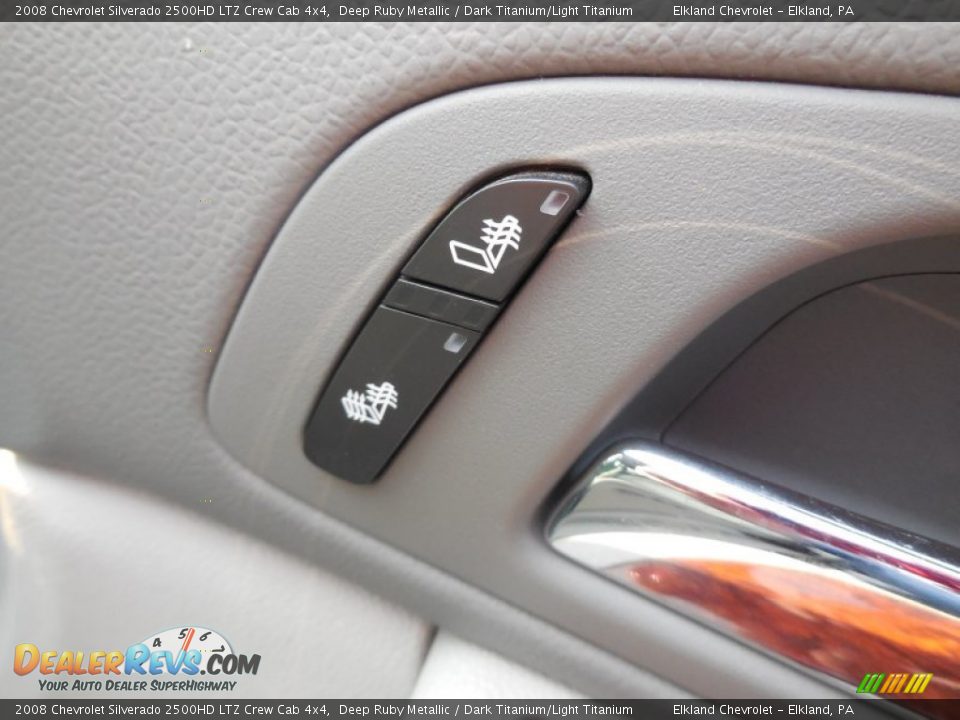 2008 Chevrolet Silverado 2500HD LTZ Crew Cab 4x4 Deep Ruby Metallic / Dark Titanium/Light Titanium Photo #24