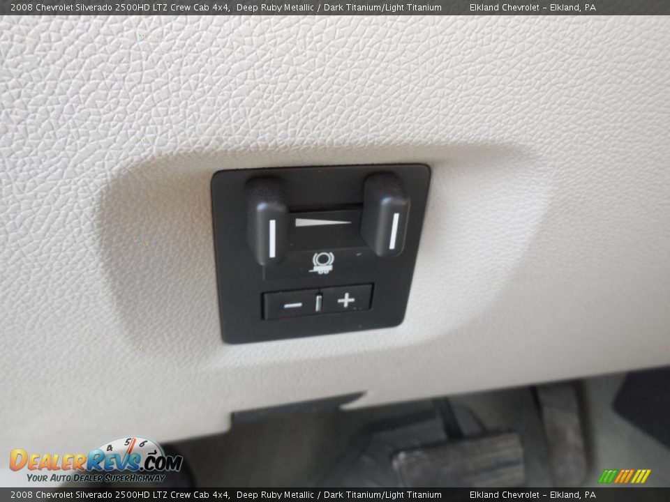 2008 Chevrolet Silverado 2500HD LTZ Crew Cab 4x4 Deep Ruby Metallic / Dark Titanium/Light Titanium Photo #31