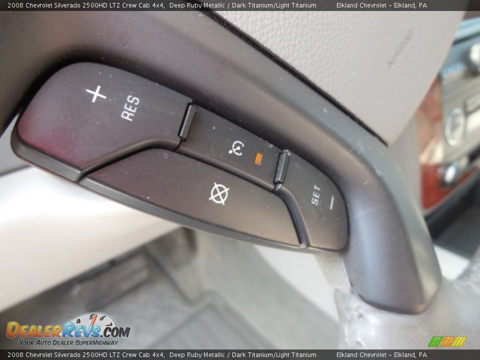 2008 Chevrolet Silverado 2500HD LTZ Crew Cab 4x4 Deep Ruby Metallic / Dark Titanium/Light Titanium Photo #33