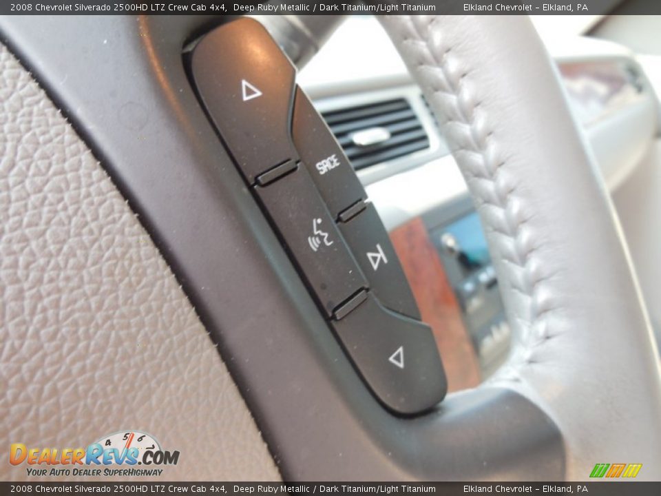 2008 Chevrolet Silverado 2500HD LTZ Crew Cab 4x4 Deep Ruby Metallic / Dark Titanium/Light Titanium Photo #34