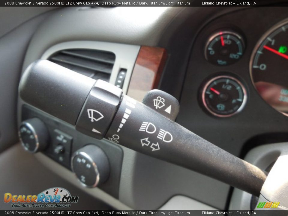 2008 Chevrolet Silverado 2500HD LTZ Crew Cab 4x4 Deep Ruby Metallic / Dark Titanium/Light Titanium Photo #35