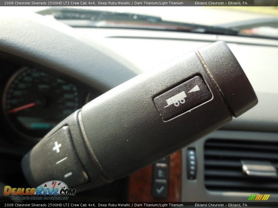 2008 Chevrolet Silverado 2500HD LTZ Crew Cab 4x4 Deep Ruby Metallic / Dark Titanium/Light Titanium Photo #36