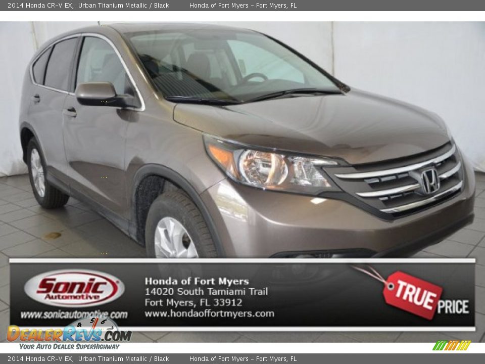 2014 Honda CR-V EX Urban Titanium Metallic / Black Photo #1