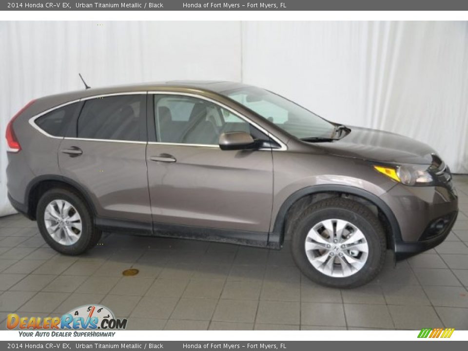 2014 Honda CR-V EX Urban Titanium Metallic / Black Photo #7