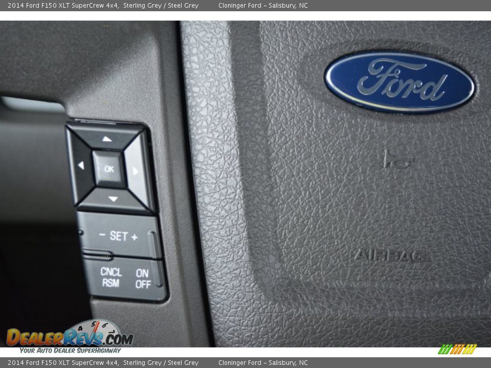 2014 Ford F150 XLT SuperCrew 4x4 Sterling Grey / Steel Grey Photo #17